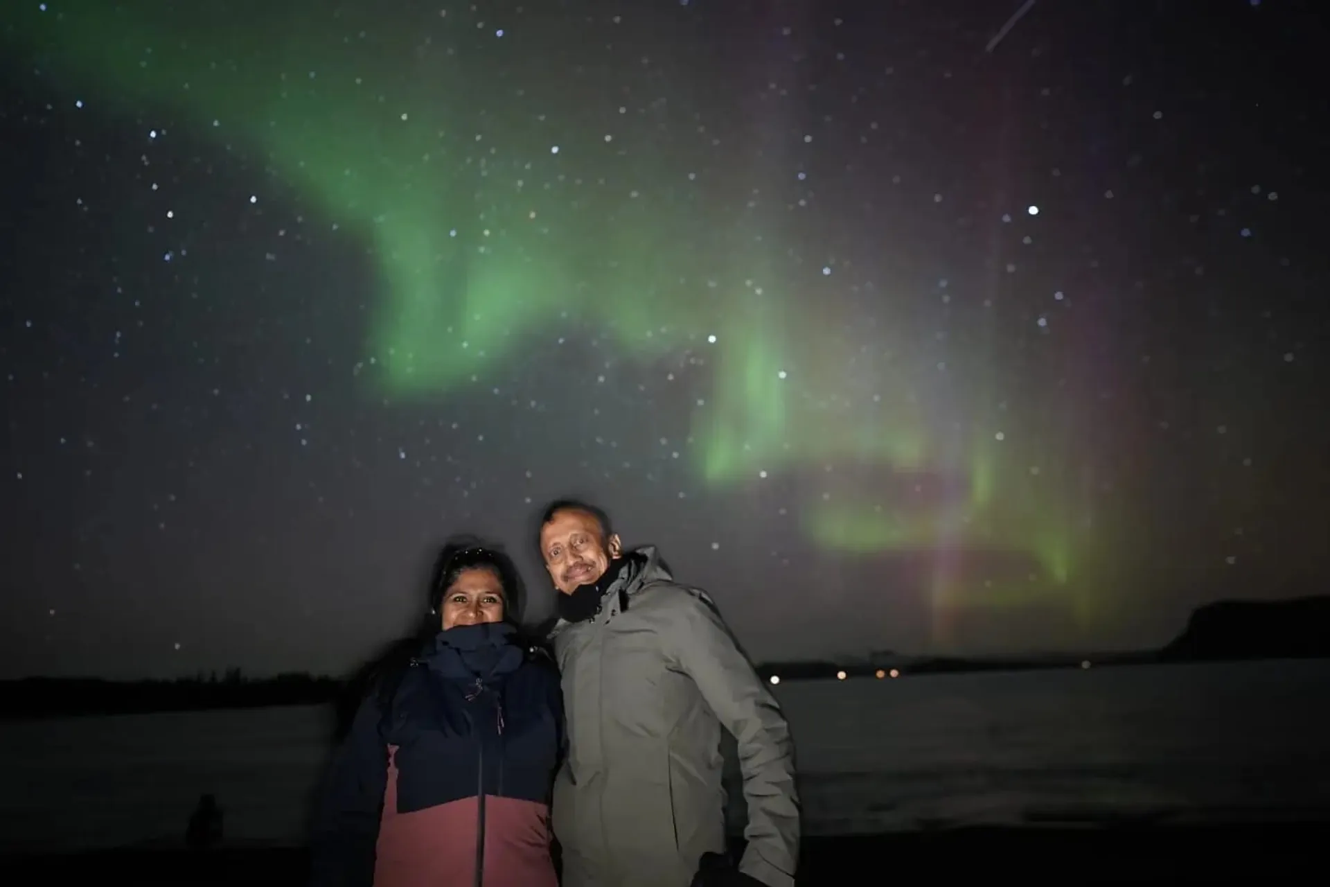 Northern lights over Iceland