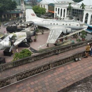 Old War Planes in a Museum